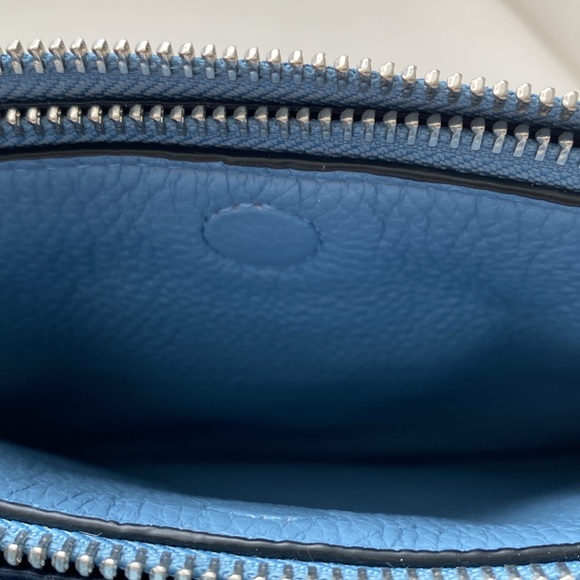 COACH Blue Leather Bag with Silver Details - Picture 11 of 11